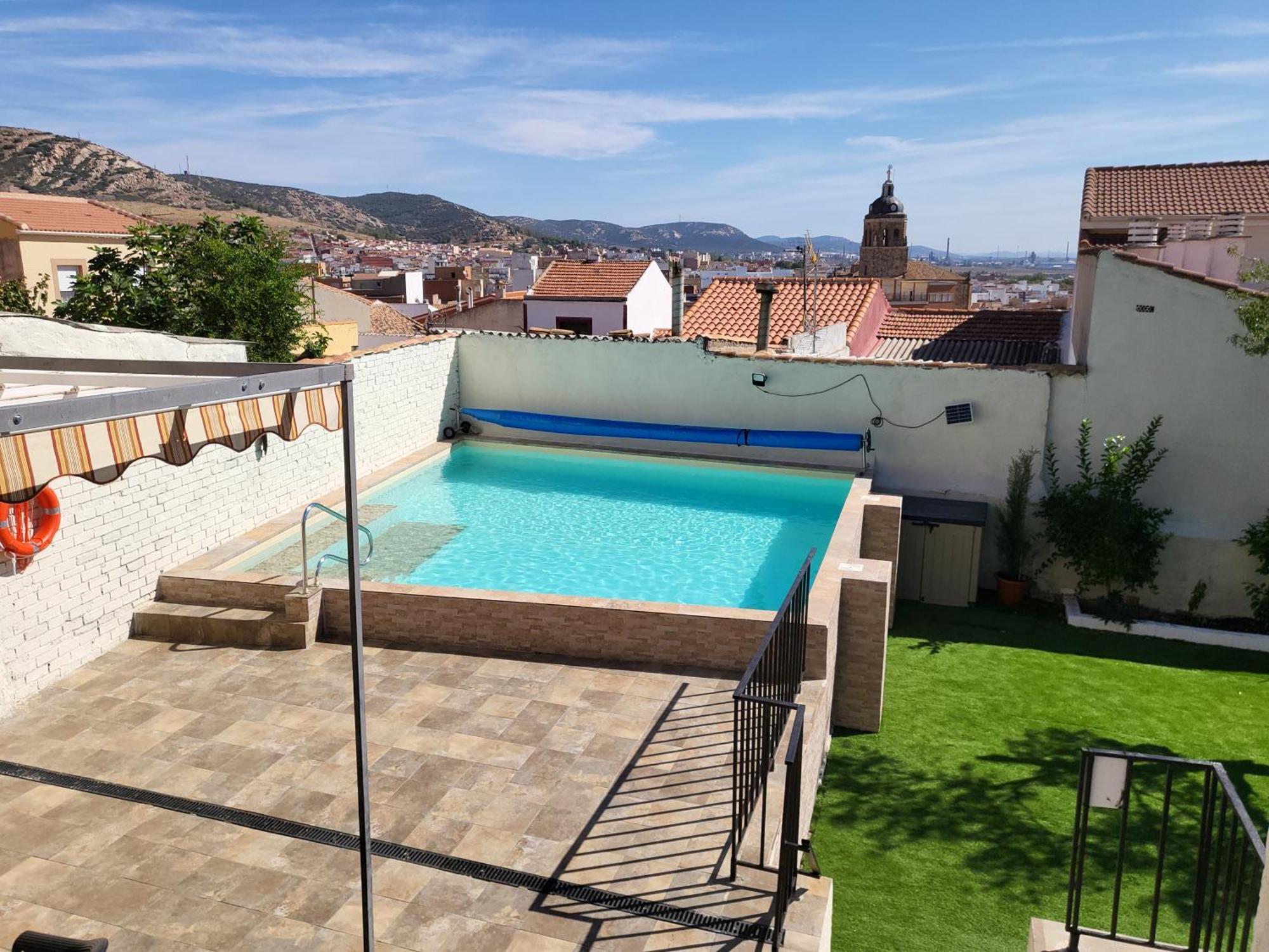 Casa Oasis Puertollano, Una Casa Rural En Puertollano, Agradable, Con Piscina En Zona Tranquila Exterior foto
